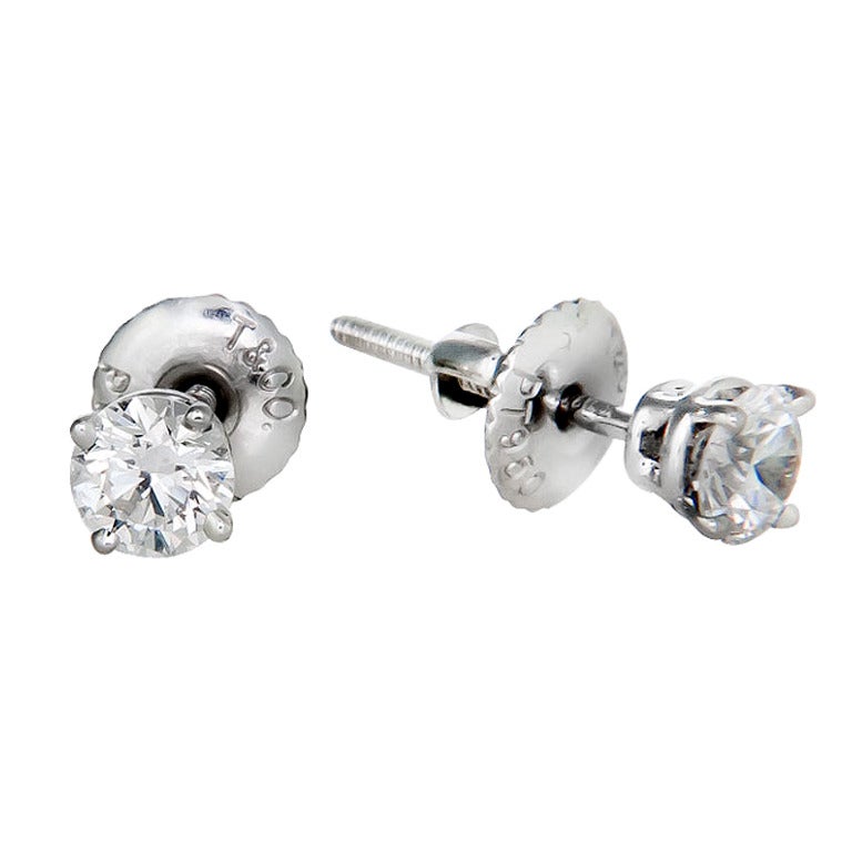 TIFFANY & COMPANY Diamond Stud Earrings