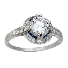 1920s Platinum & Diamond Engagement Ring