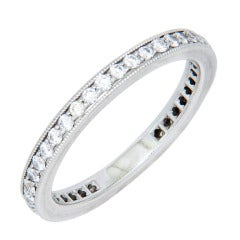 Tiffany 
Co. Platinum Eternity Band Ring