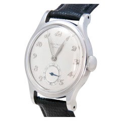 Patek Philippe Ref. 2451 Stainless Steel Calatrava Wristwatch circa 1940s