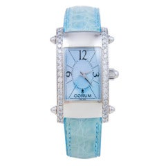 Corum Lady's 18k White Gold and Diamond Moonlight Watch