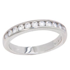 Tiffany & Company Diamond Platinum Band Ring