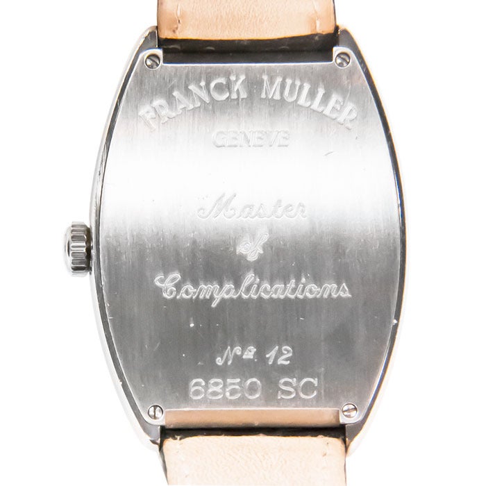Franck Mueller Stainless Steel Casablanca Touneau Wristwatch In Good Condition In Chicago, IL