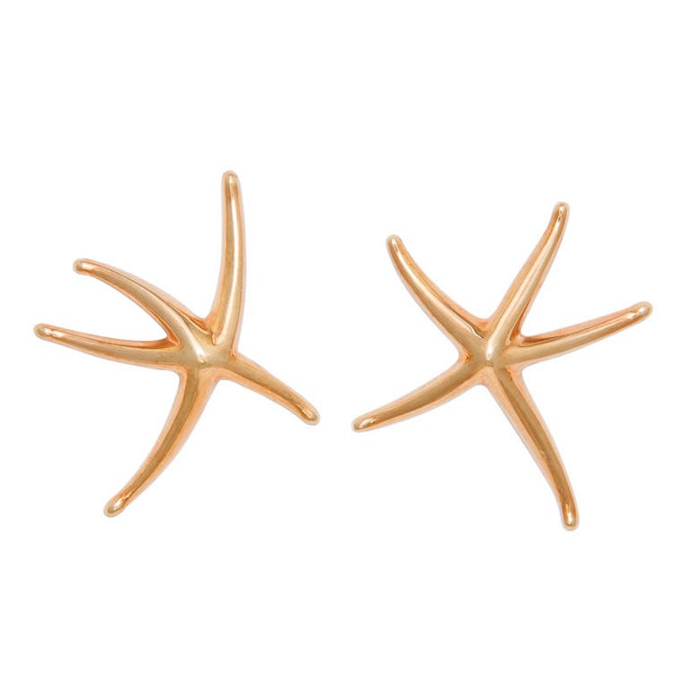 Elsa Peretti for Tiffany & Co. Starfish Earrings