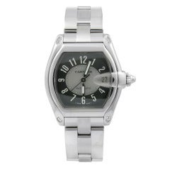Cartier Stainless Steel Roadster Wristwatch