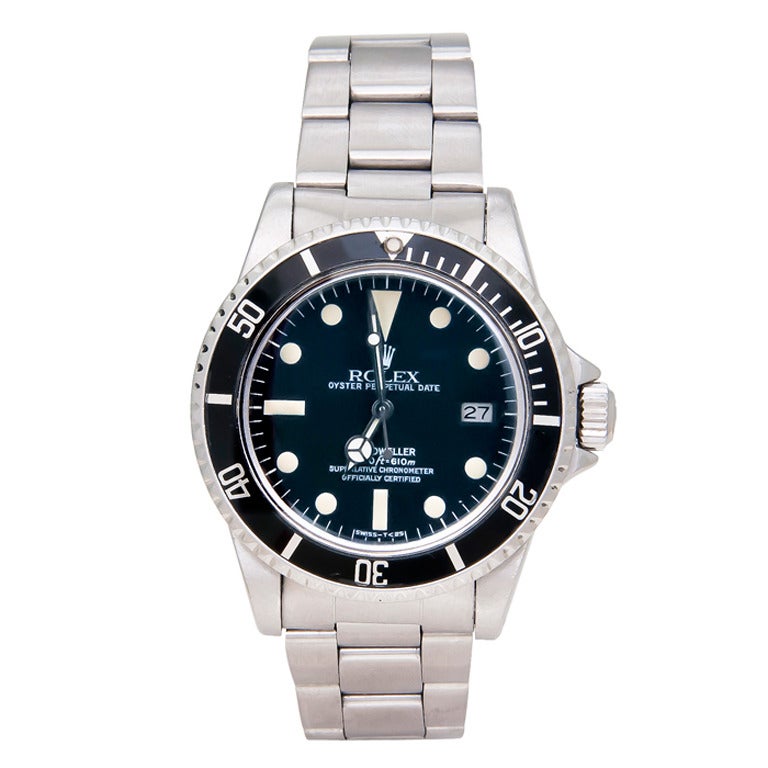 Rolex Stainless Sea-Dweller Wristwatch Ref 1665 circa 1978