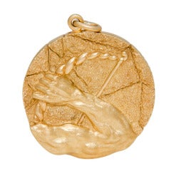 Vintage Tiffany & Co. Sagittarius Medallion c1960s
