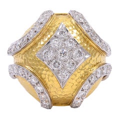 Fabulous DAVID WEBB Diamond Ring
