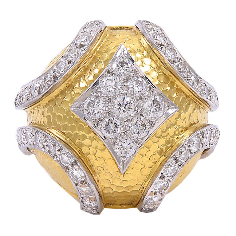 Fabulous DAVID WEBB Diamond Ring For Sale