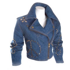Vintage 80's Moschino Jeans Jacket