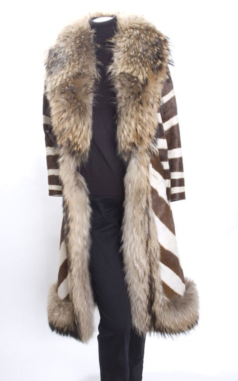 60's Yves Saint Laurent Fur Coat 1