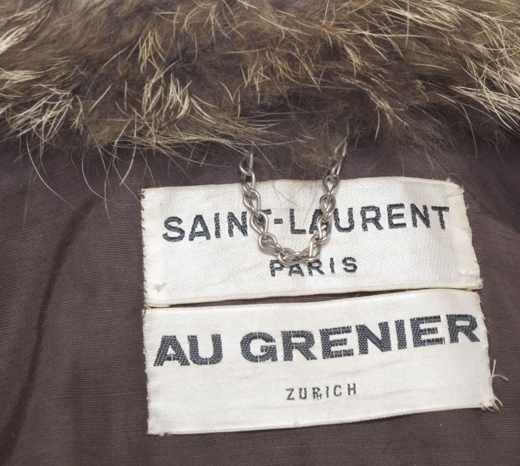 60's Yves Saint Laurent Fur Coat 6