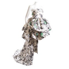 80
s Monteverdi Couture Gown