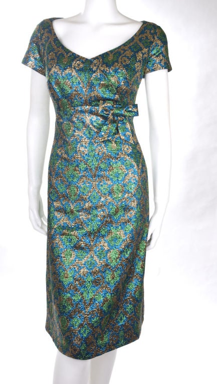 Charles Ritter Couture Brocade Cocktail Dress.
In excellent condition - no flaws to mention.
Measurements:
Length 41