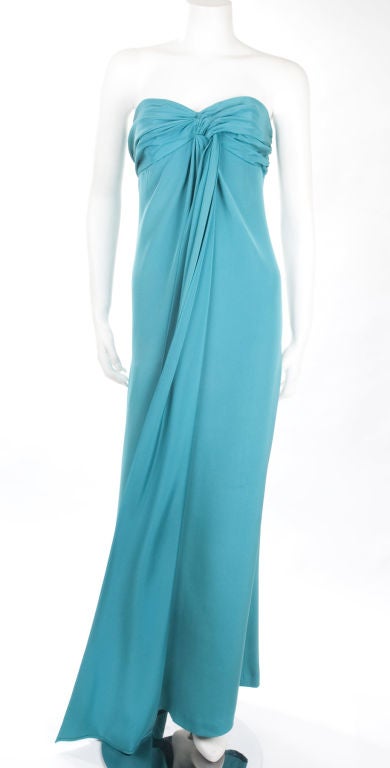 1987 Yves Saint Laurent Evening Gown For Sale at 1stdibs
