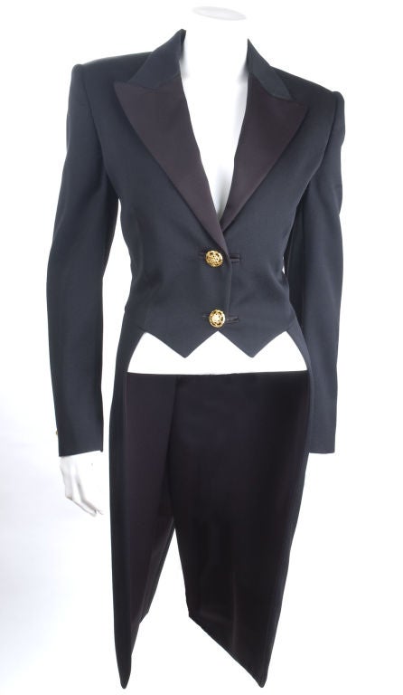 90's Haute Couture Versace Atelier Tailcoat