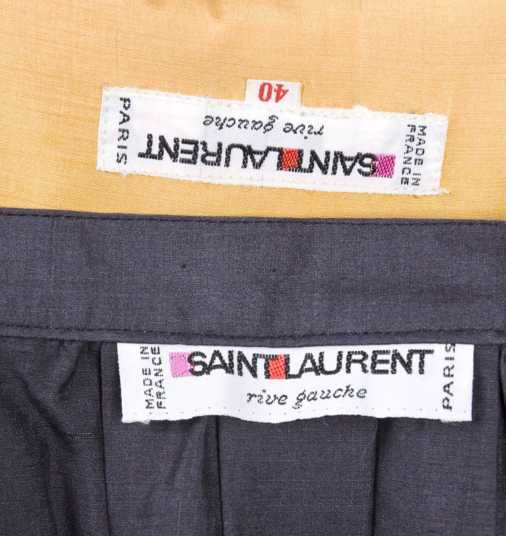70's Yves Saint Laurent 2 piece Dress 4