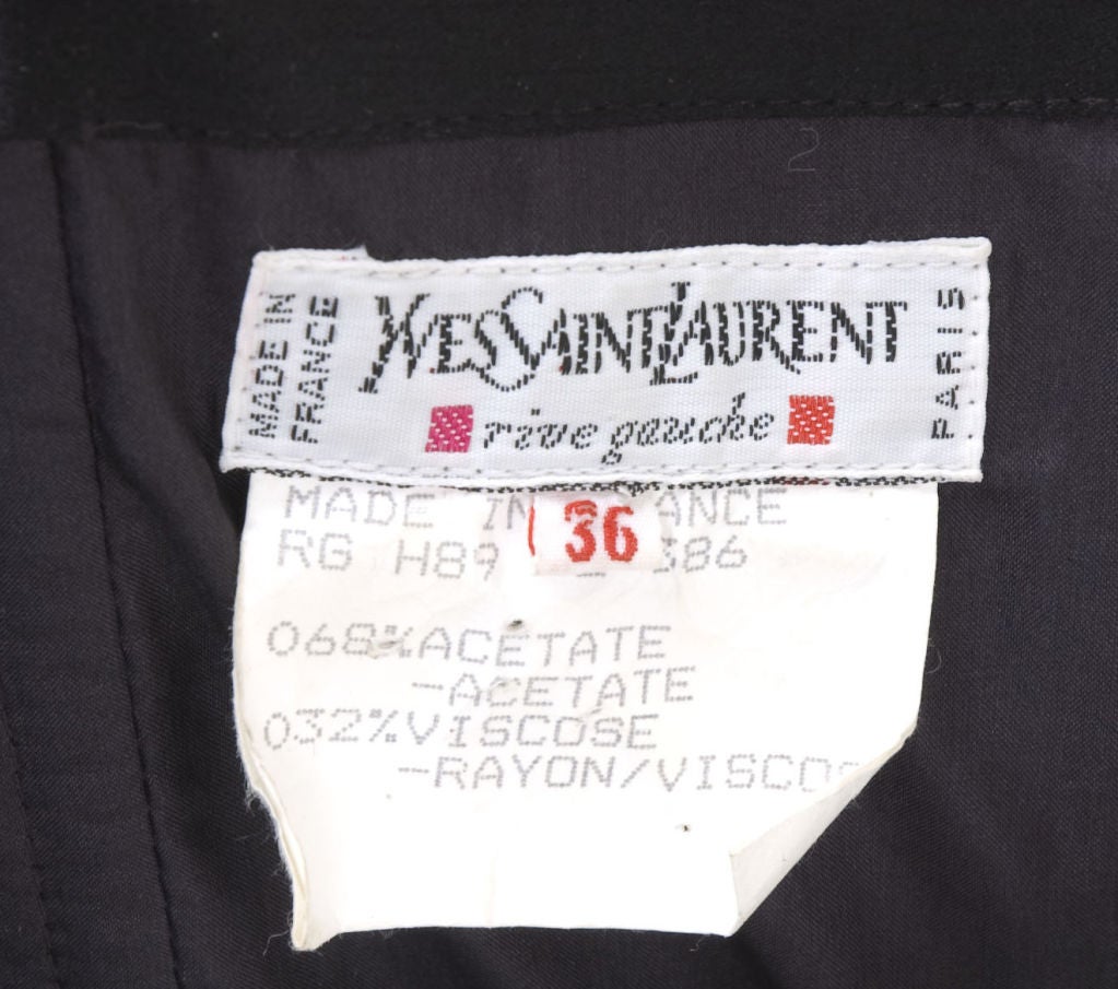 Yves Saint Laurent Satin Gown For Sale 5