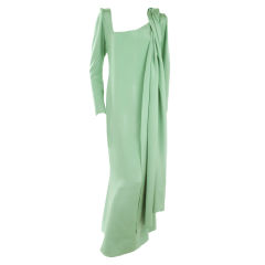 70's Haute Couture Yves Saint Laurent Gown