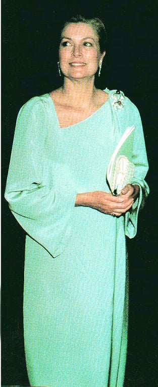 70's Haute Couture Yves Saint Laurent Gown 1