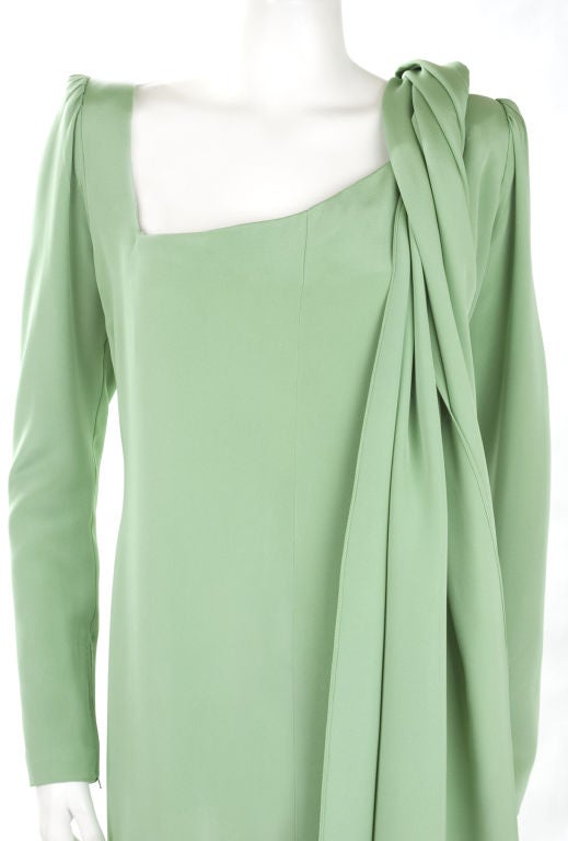 70's Haute Couture Yves Saint Laurent Gown 4