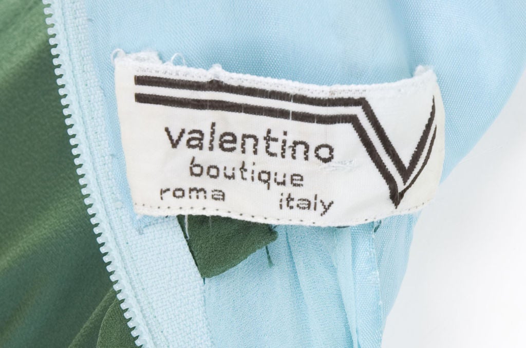 Valentino Boutique Silk Chiffon Gown at 1stDibs