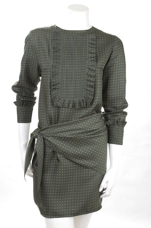 90's Chloe Dress or Tunic with scarf In Excellent Condition For Sale In Hamburg, Deutschland