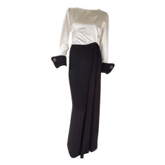 Vintage 80's Nina Ricci Couture Gown