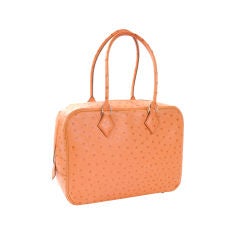 HERMES PLUME BAG in ORANGE OSTRICH