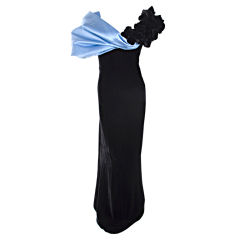 Jacqueline de Ribes Silk Velvet Gown