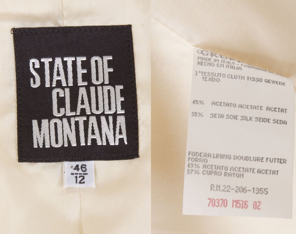 80's State of Claude Montana Suit 1