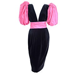 80's Yves Saint Laurent Cocktail Dress