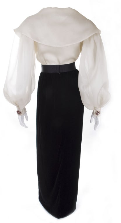 Carolyne Roehm Evening Skirt and Blouse Ensemble 1