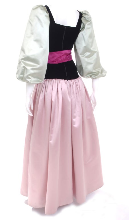 1976 Yves Saint Laurent Haute Couture Gown 2