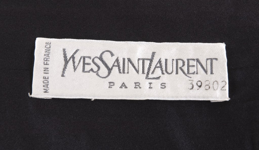1976 Yves Saint Laurent Haute Couture Gown 3