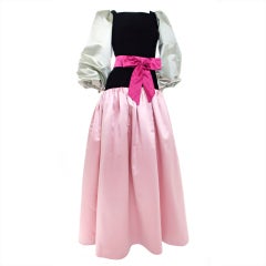 1976 Yves Saint Laurent Haute Couture Gown