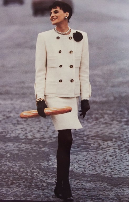 1986 Ivory Chanel Boutique Suit 1