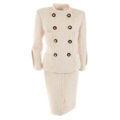 1986 Ivory Chanel Boutique Suit