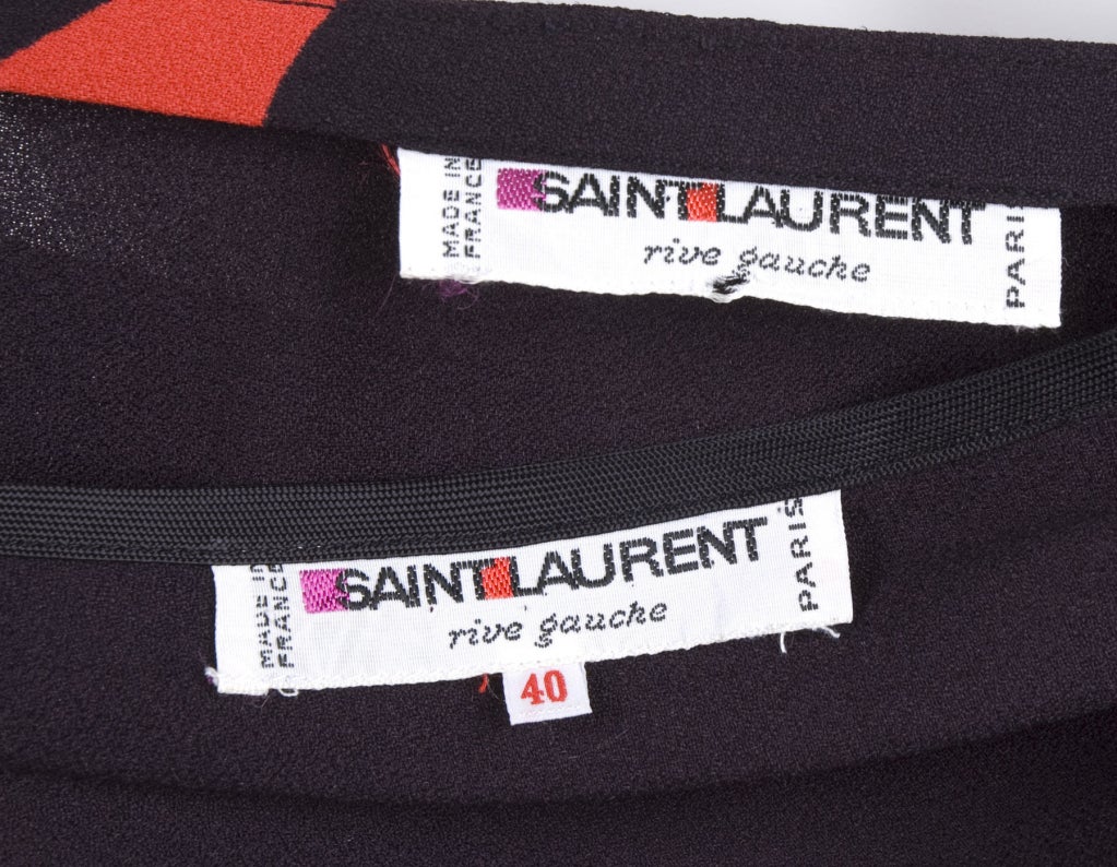 Yves Saint Laurent 2 Pieces Evening Dress 6