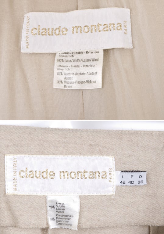 Claude Montana Coat and Pants For Sale 3