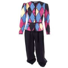 Yves Saint Laurent Famous Harlequin Outfit