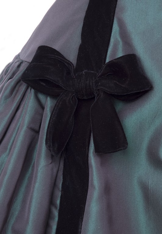 Oscar de la Renta Silk Taffeta Dress For Sale 2