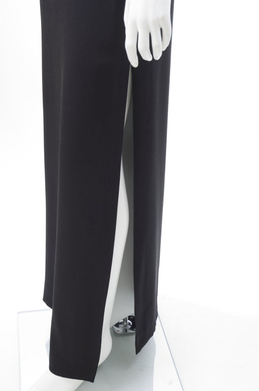 Yves Saint Laurent Velvet and Silk Gown 2