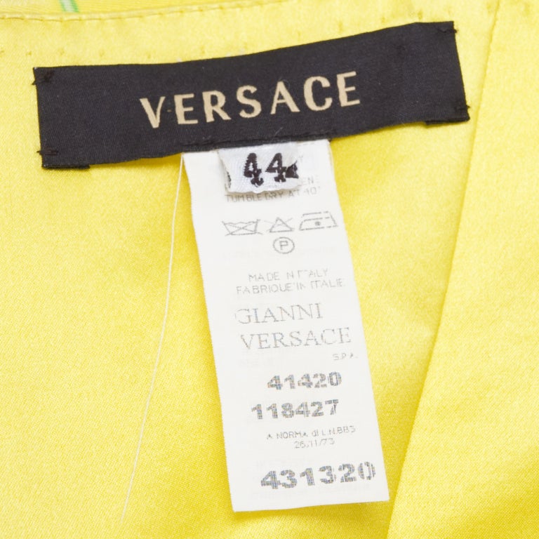 2004 Versace Silk Satin Gown For Sale 4