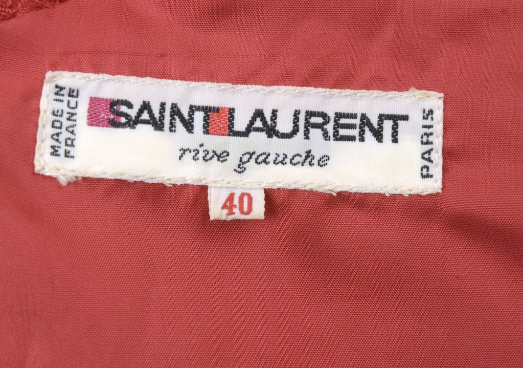 Yves Saint Laurent One Shoulder Dress 4