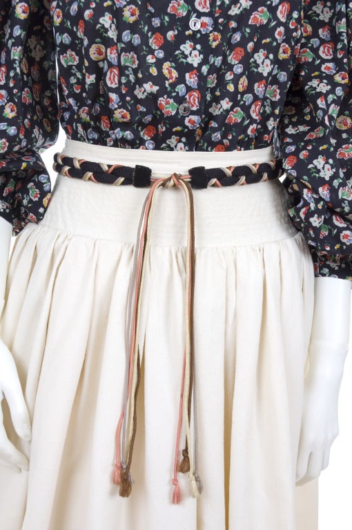 Yves Saint Laurent Gypsy Skirt and Blouse In Excellent Condition In Hamburg, Deutschland