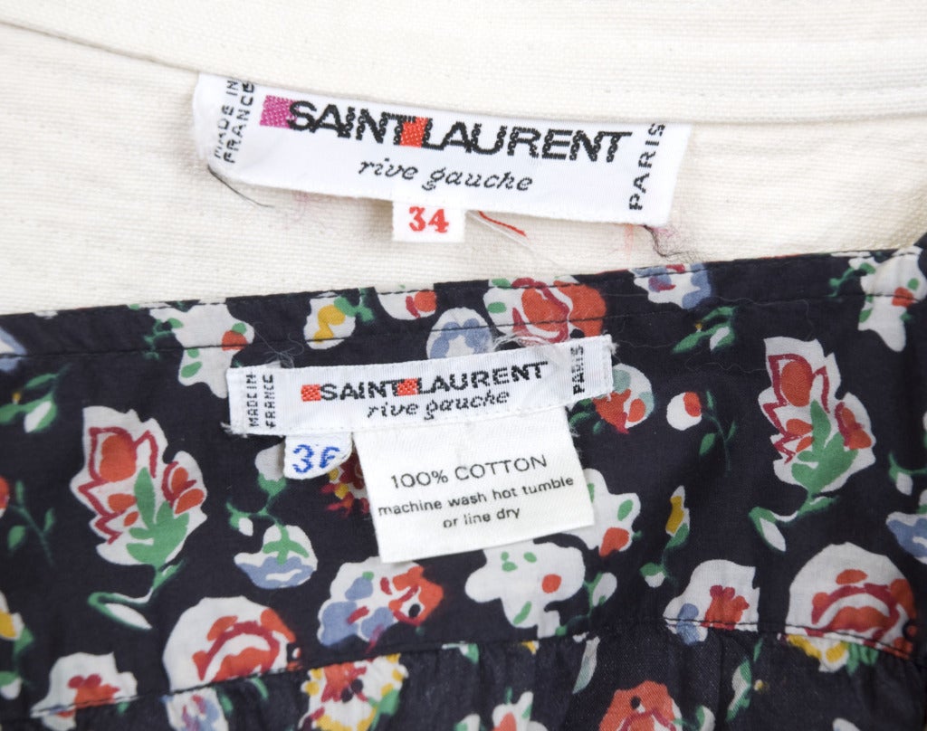 Yves Saint Laurent Gypsy Skirt and Blouse 3