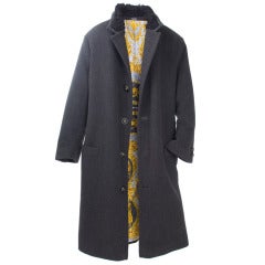 90's Gianni Versace Couture Mens Overcoat