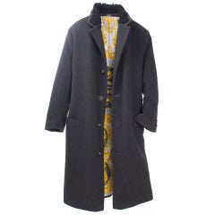 90's Gianni Versace Couture Mens Overcoat For Sale at 1stDibs | versace ...