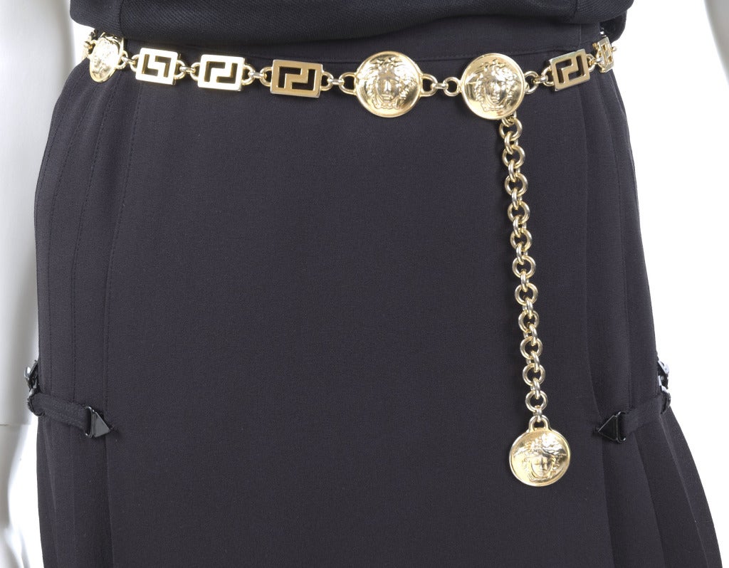 Gianni Versace Wrap Skirt, Top and Belt In Excellent Condition For Sale In Hamburg, Deutschland